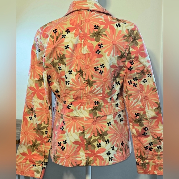 Ann Taylor Loft Floral Blazer Women's Size 6 - Picture 2 of 7